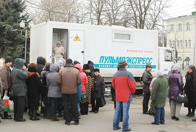 В пятницу в центре Гомеле будет работать пульмоскан. Все желающие смогут пройти флюорографию